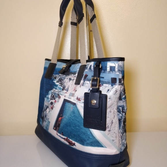 Sold-- TUMI ORLEBABROWN Tote LE Hotel Cap Eden Roc - Picture 3 of 8